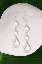 Moonstone Crystal Kylee Earrings - SF