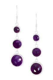 Amethyst Stephanie Earrings - SF