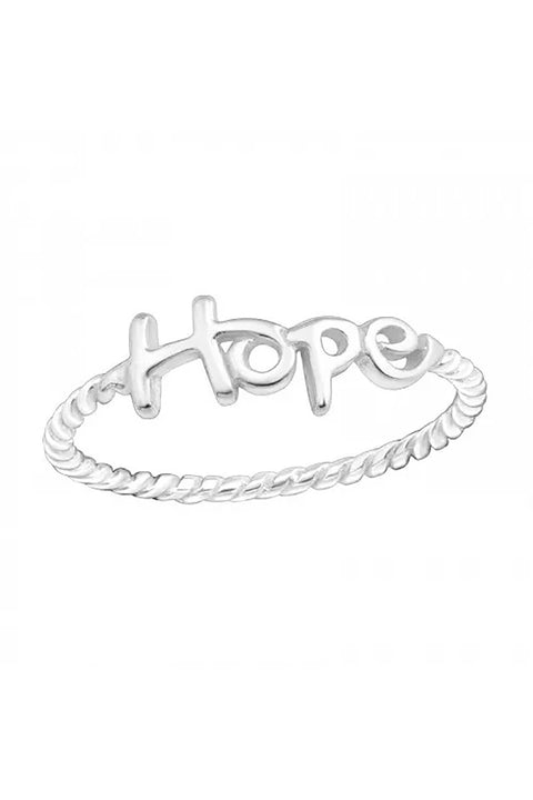 Sterling Silver "Hope" Ring - SS