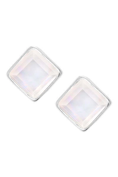 Mother Of Pearl Rachel Post Earrings - SF