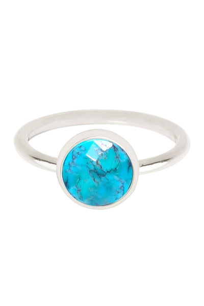 Turquoise Petite Cabochon Ring - SF