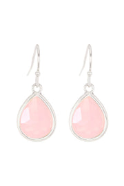 Rose Crystal Teardrop Earrings - SF