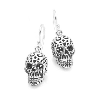 Skull Drop Earrings - SF