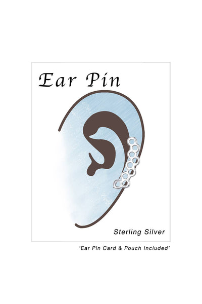 Sterling Silver Circles and Ear Pin - SS