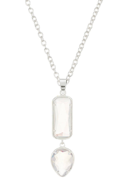 Moonstone Crystal Hanging Pendant Necklace - SF