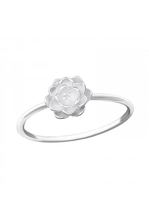 Sterling Silver Rose Ring - SS
