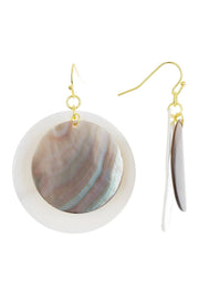 Abalone Shell & MOP Earrings - GF