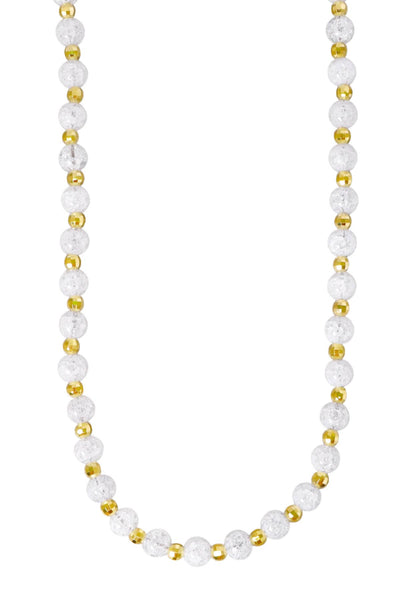 Crystal Quartz Chakra Necklace - GF