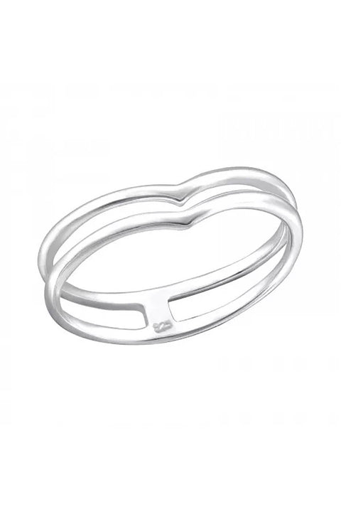 Sterling Silver Heart Ring - SS