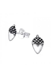 Sterling Silver Acorn Ear Studs - SS