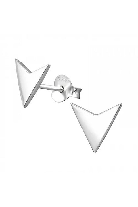 Sterling Silver Arrow Head Ear Studs - SS