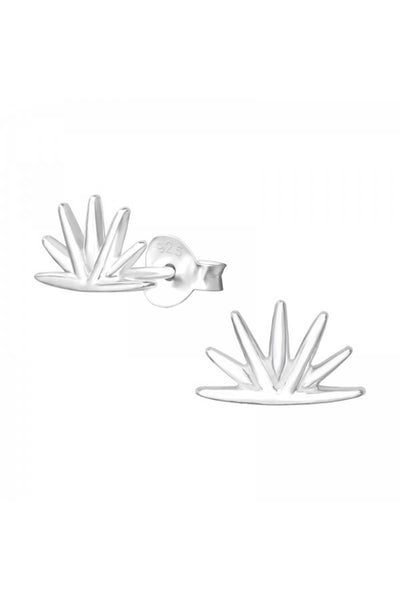 Sterling Silver Spike Ear Studs - SS