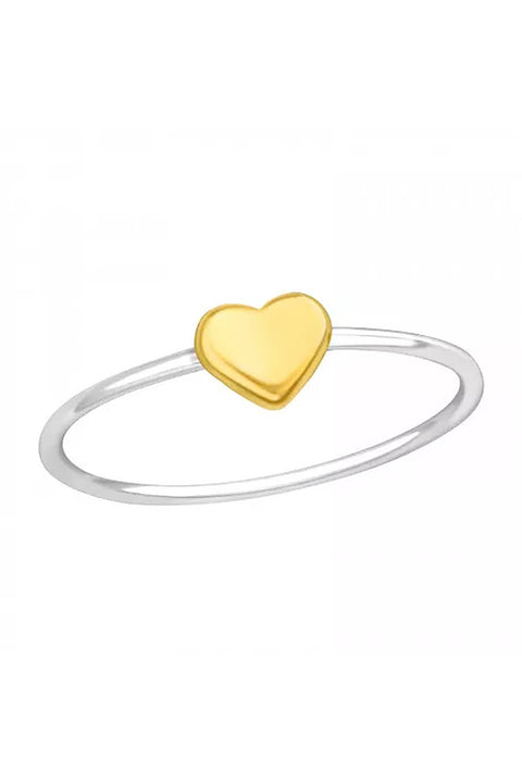 Sterling Silver Heart Ring - SS