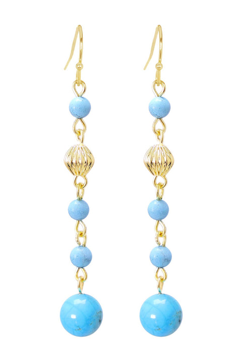 Turquoise Dangle Earrings - GF