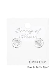 Sterling Silver Bee Ear Studs - SS