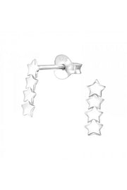 Sterling Silver Star Ear Studs - SS