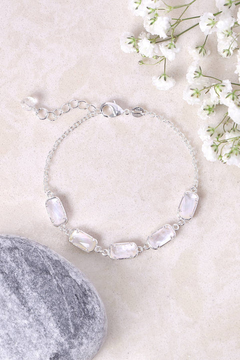 Mother Of Pearl Link Bracelet - SF