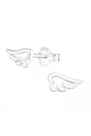 Sterling Silver Wing Ear Studs - SS