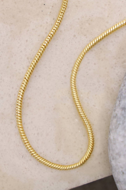 14k Gold Plated 1.2mm Snake Chain - GP