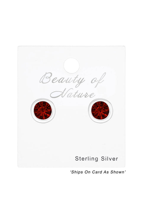 Sterling Silver Round 3mm Ear Studs With Cubic Zirconia - SS