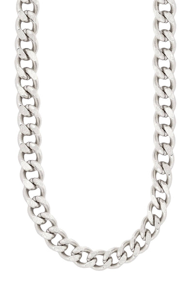 Silver Plated 3mm Curb Chain - SP