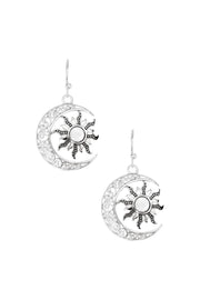 Sun & Moon Drop Earrings - SF