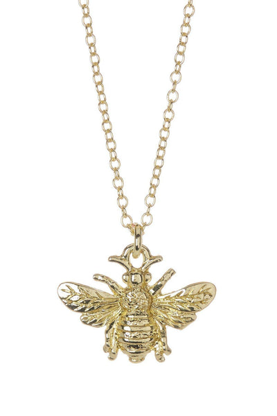 Bee Pendant Necklace - GF