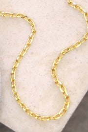 14k Gold Plated 1.5mm Staple Chain - GP