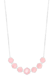 Rose Quartz Statement Necklace - SF