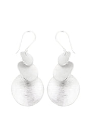 Triple Discs Drop Earrings - SF