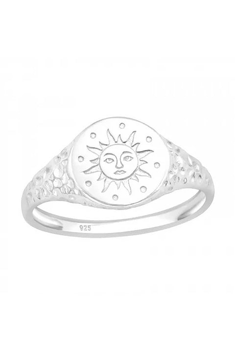Sterling Silver Sun Ring - SS