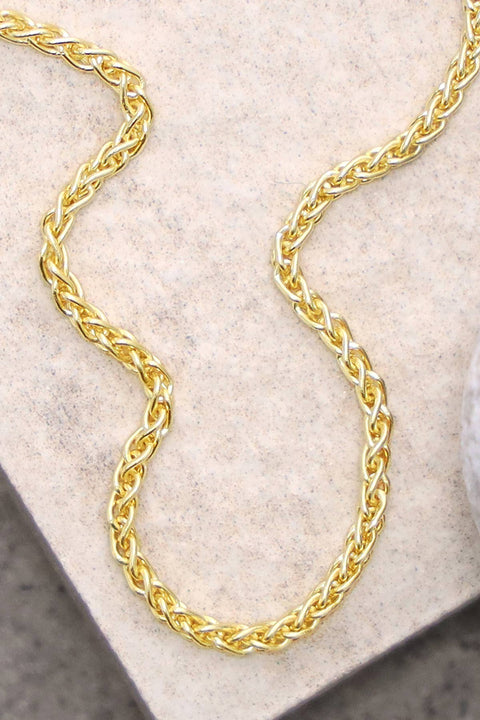14k Gold Plated 1.5mm Wheat Chain - GP