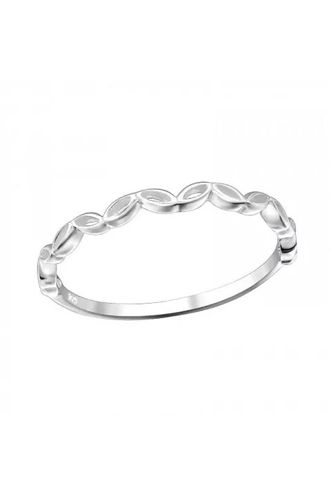 Sterling Silver Stackable Vine Ring - SS