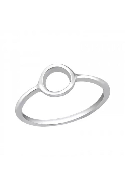 Sterling Silver Open Circle Ring - SS