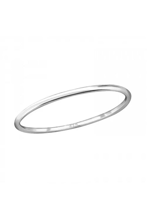 Sterling Silver Thin Band Ring - SS