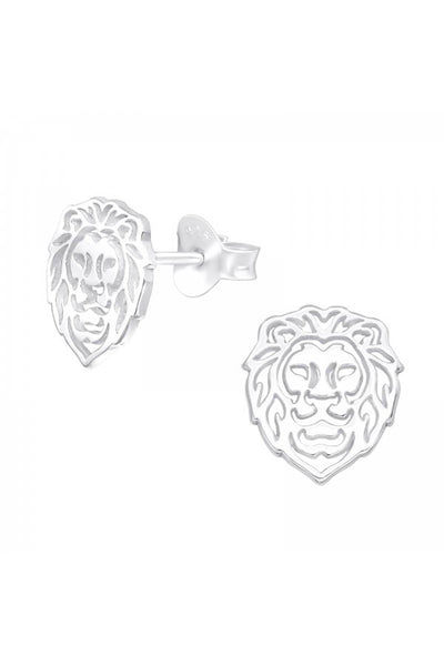Sterling Silver Lion Ear Studs - SS