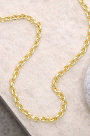 14k Gold Plated 1.5mm Rolo Chain - GP