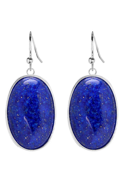 Lapis Statement Earrings - SF