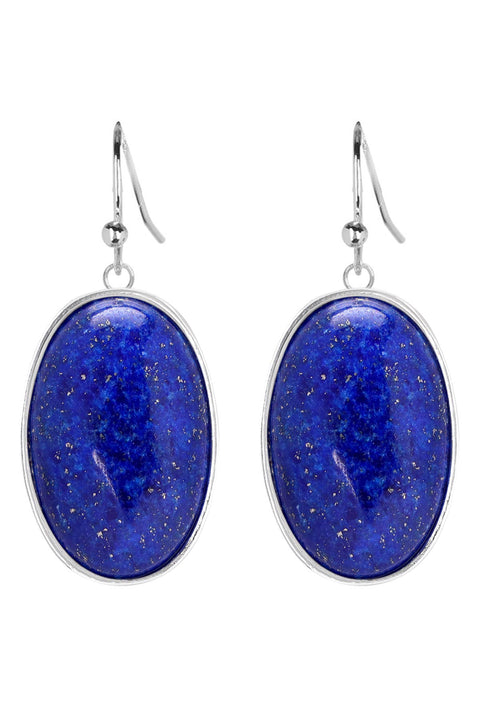 Lapis Statement Earrings - SF