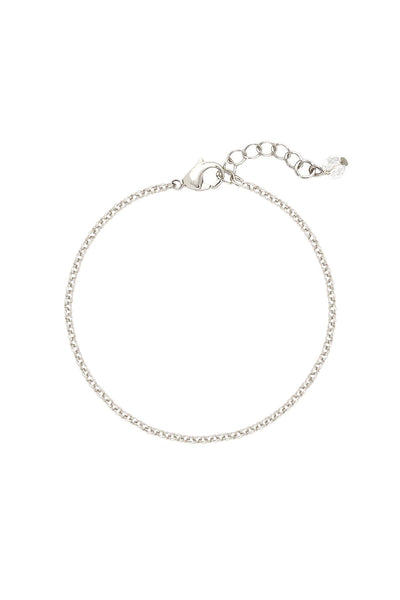 Silver Plated 1.5mm Rolo Chain Bracelet - SP