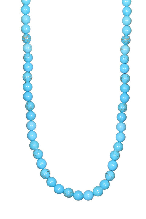 Turquoise Mala Beads Necklace - SF