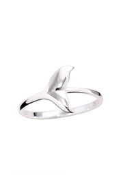 Sterling Silver Whale Tail Ring - SS