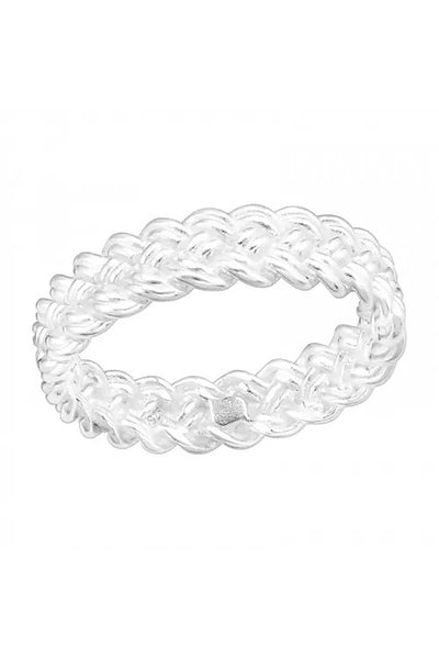 Sterling Silver Braided Ring - SS