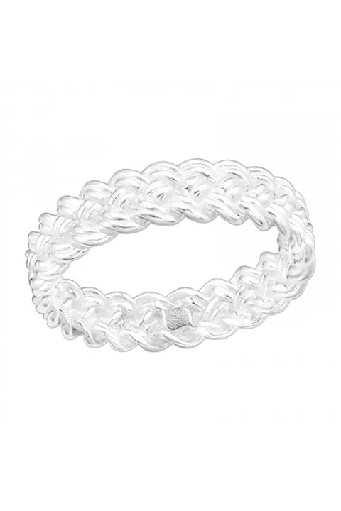 Sterling Silver Braided Ring - SS