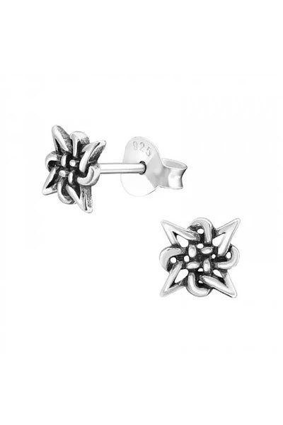 Sterling Silver Celtic Ear Studs - SS