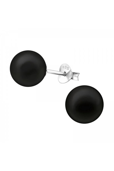 Synthetic Pearl 8mm Ear Studs - SS