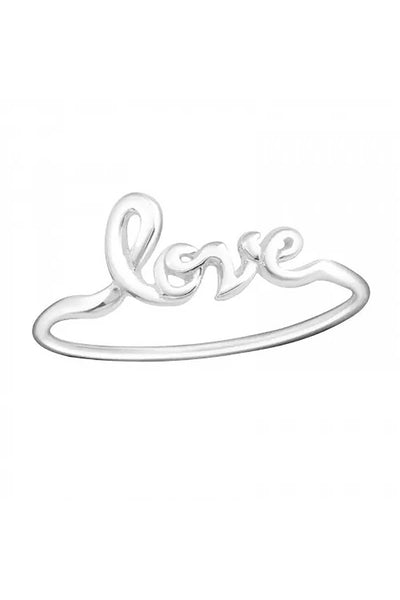 Sterling Silver "Love" Ring - SS