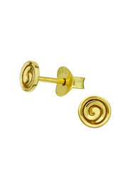 Sterling Silver Spiral Ear Studs - VM