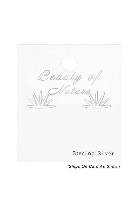 Sterling Silver Spike Ear Studs - SS