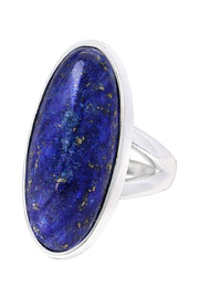 Lapis Oval Cabochon Ring - SF